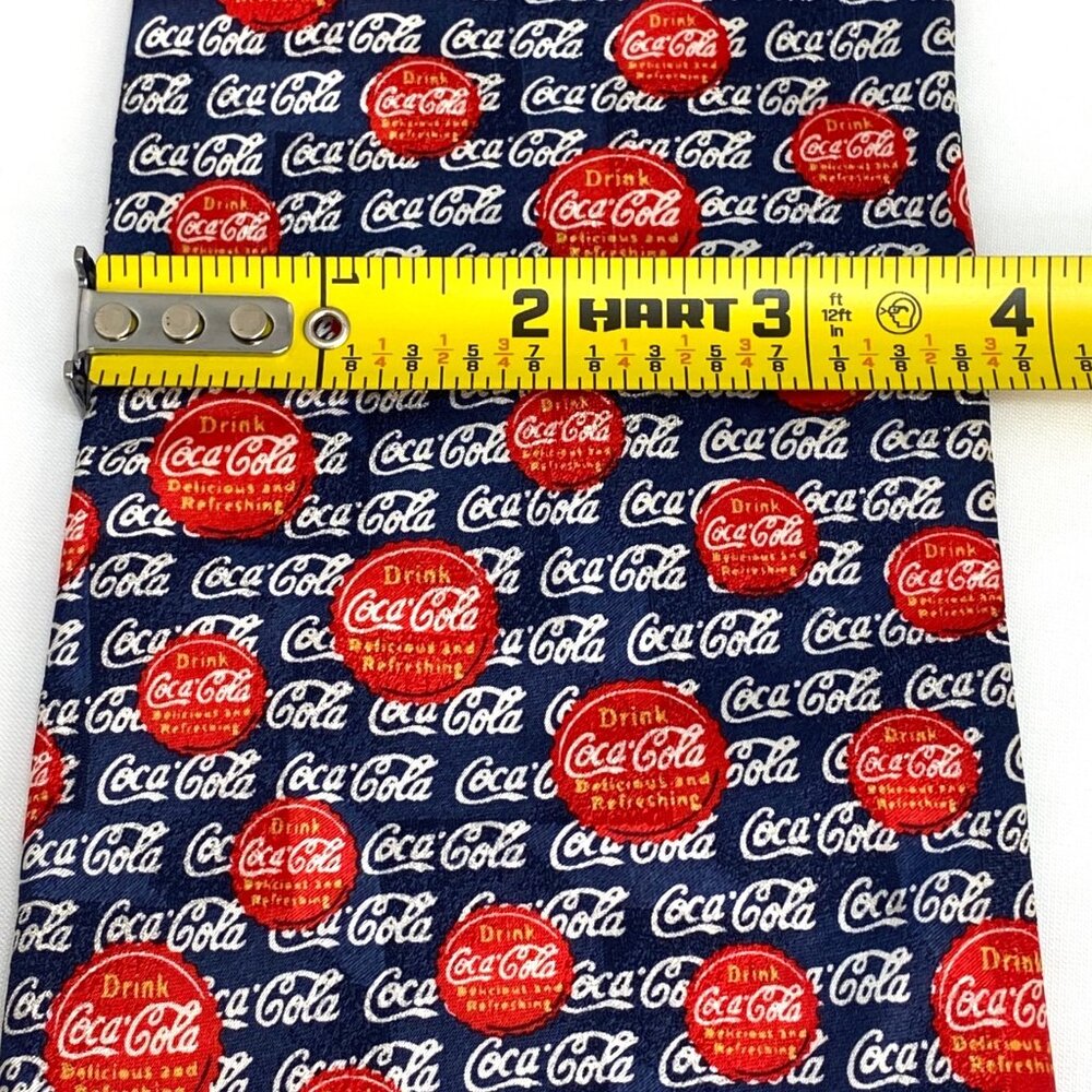 Everything Coca-Cola Vintage Rare Collectible Retro Novelty Men's Dress Neck Tie - Picture 8 of 9